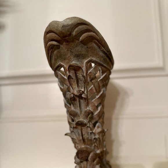 Beatiful Cornucopia Basket Weave Vase - Picture 8 of 15